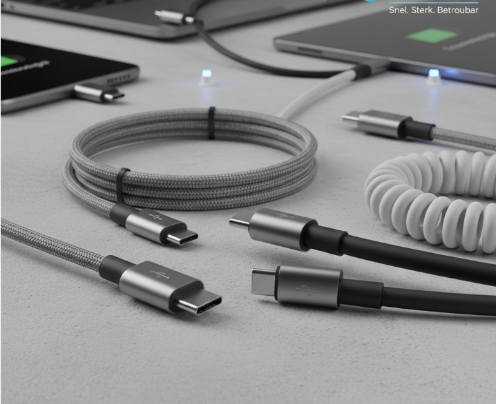 USB-C Oplaadkabels 1M