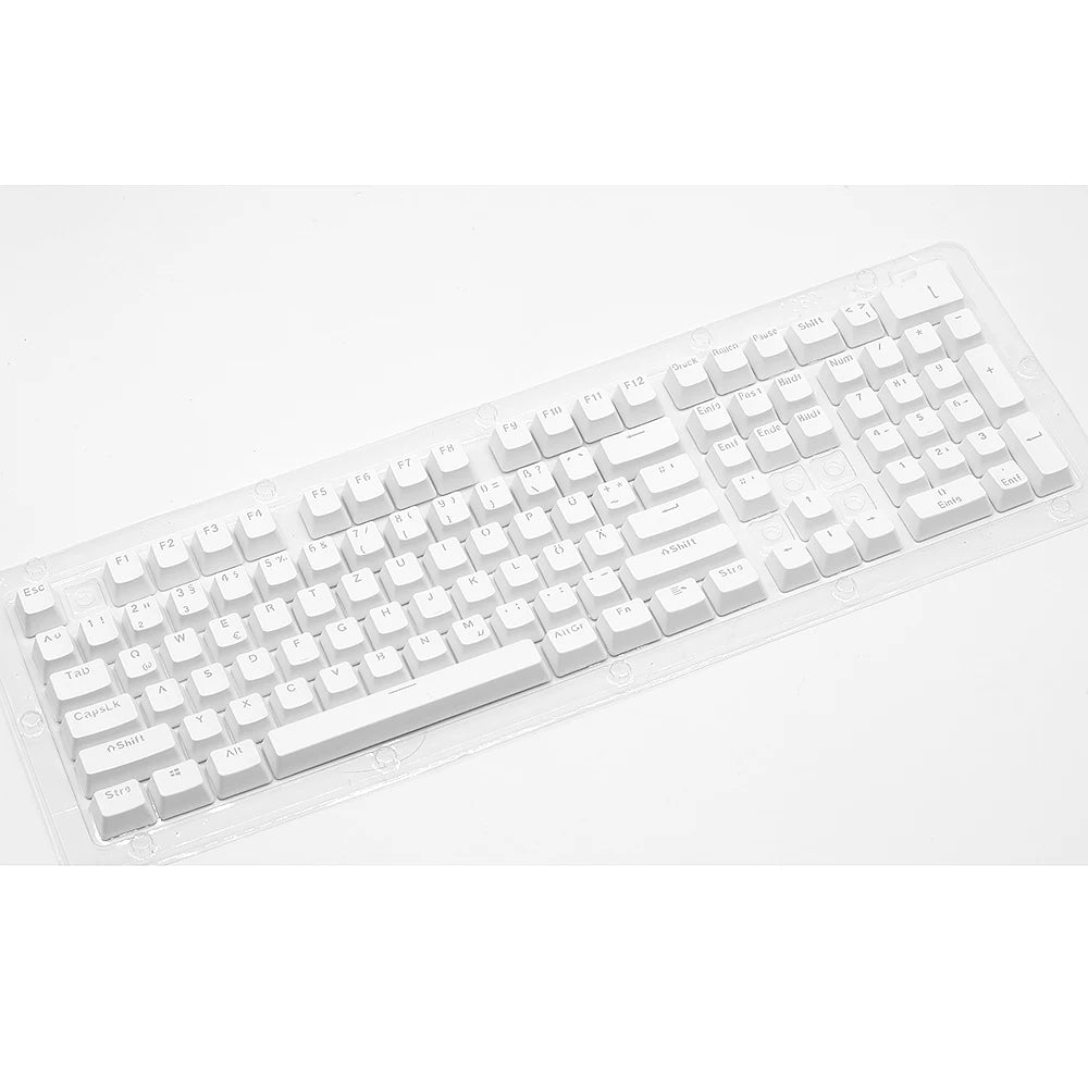 104 Keys Keycaps OEM Highly RGB Backlit Mechanical Keyboard Keycap Spanish Arabic Russian French Korean German Thai  Portuguese