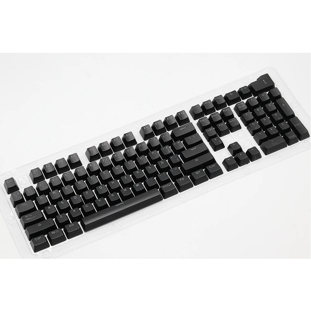 104 Keys Keycaps OEM Highly RGB Backlit Mechanical Keyboard Keycap Spanish Arabic Russian French Korean German Thai  Portuguese