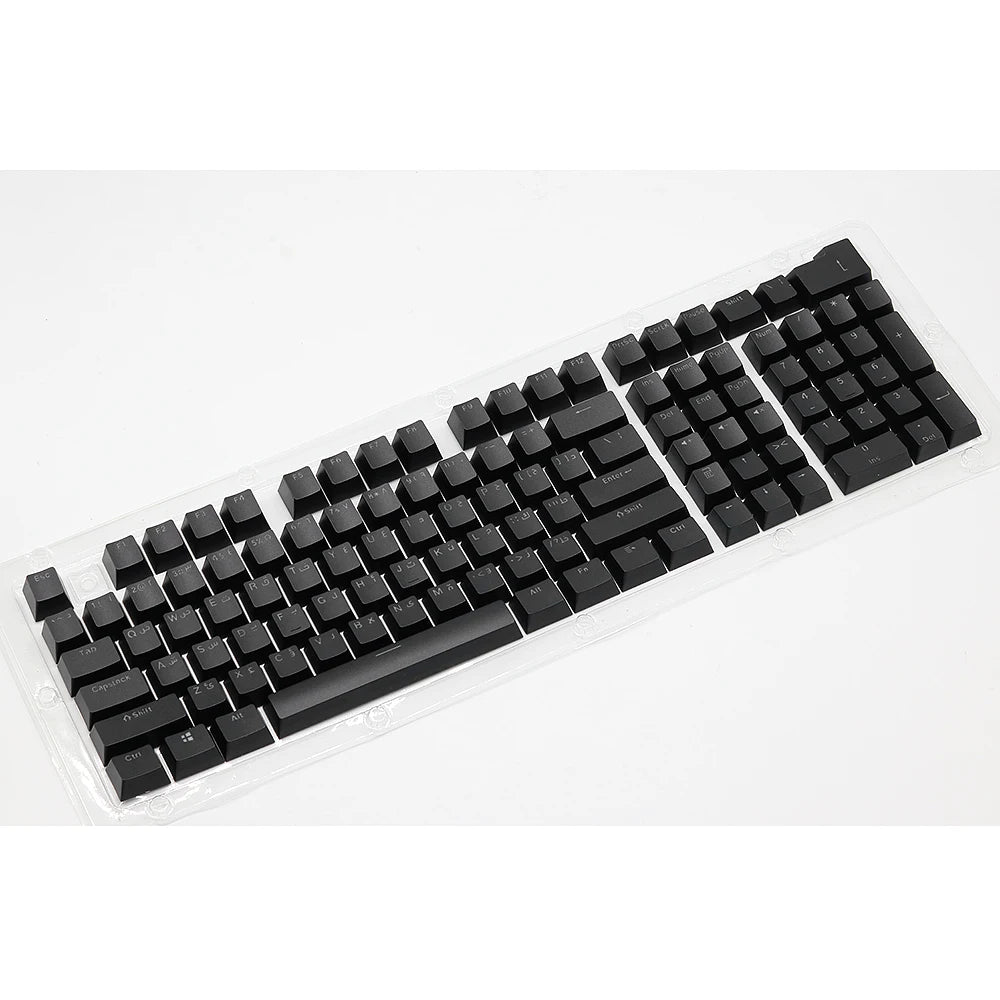 104 Keys Keycaps OEM Highly RGB Backlit Mechanical Keyboard Keycap Spanish Arabic Russian French Korean German Thai  Portuguese