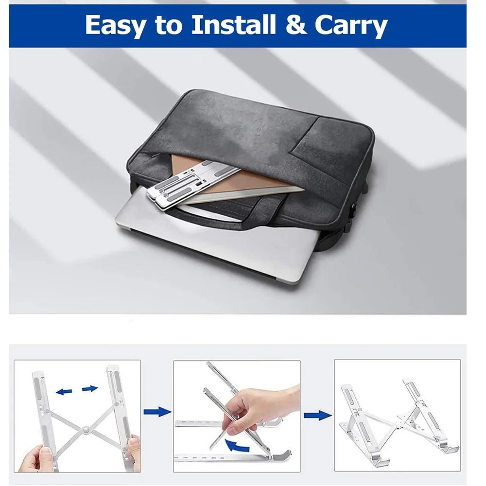 Laptop Stand Ergonomic Adjustable Stand AIDS Computer Cooling Performance Efficient Multi-angle Adjustment Tablet Available
