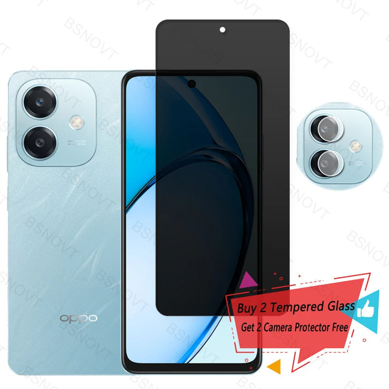 Privacy Tempered Glass For Oppo A60 5G Privacy Screen Protector For Oppo A60 5G Glass Tempered Glass For Oppo A60 5G 6.67 inch