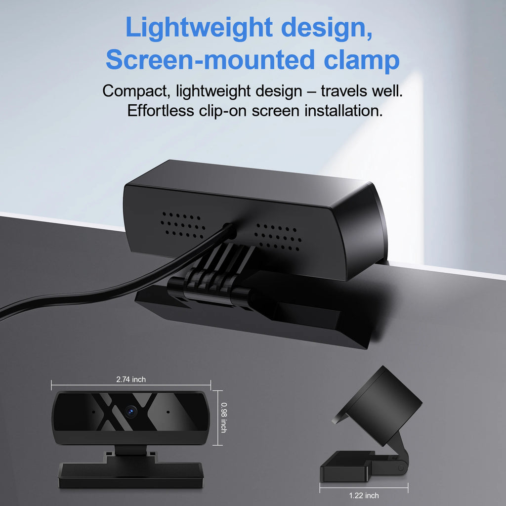 HD 1080P Web Camera with Microphone Autofocus USB Webcam PC Laptop Camera for Live Stream/Video Calling/Conference Plug and Play