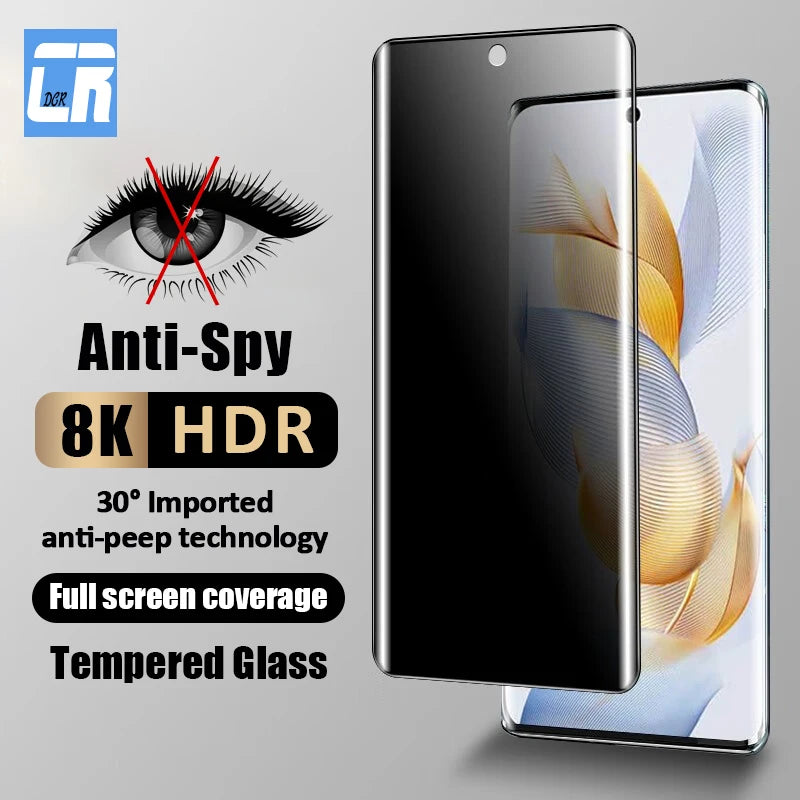 Privacy Anti Spy Tempered Glass for Honor 90 80 70 X50 X40 X9A X8A X7A Screen Protector for Honor Magic 5 Lite 4 3 Pro Plus Film