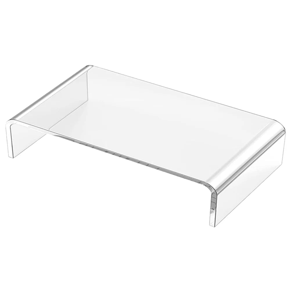 Thickened Transparent Acrylic Monitor Stand Laptop Riser Computer Base Desktop Monitor Riser Clear Computer Holder Computer