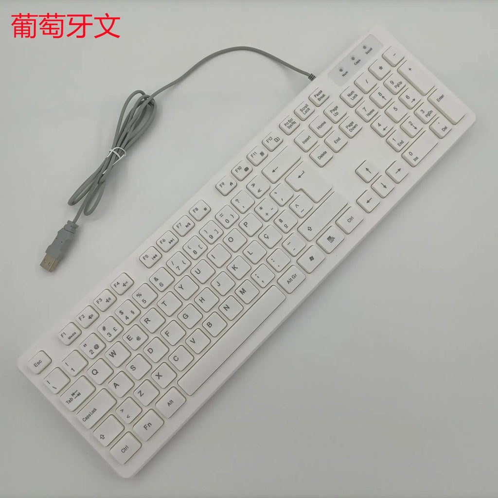 Spanish Keyboard Russian Arabic Portuguese French Polish Italian German Turkish Romanian Swiss Thai Keyboard 100% Layout ISO W65