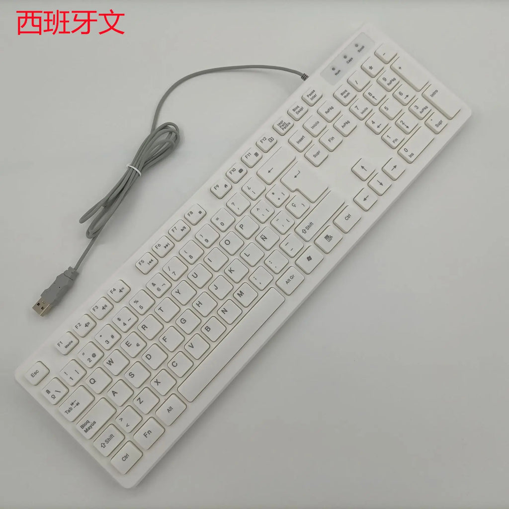 Spanish Keyboard Russian Arabic Portuguese French Polish Italian German Turkish Romanian Swiss Thai Keyboard 100% Layout ISO W65