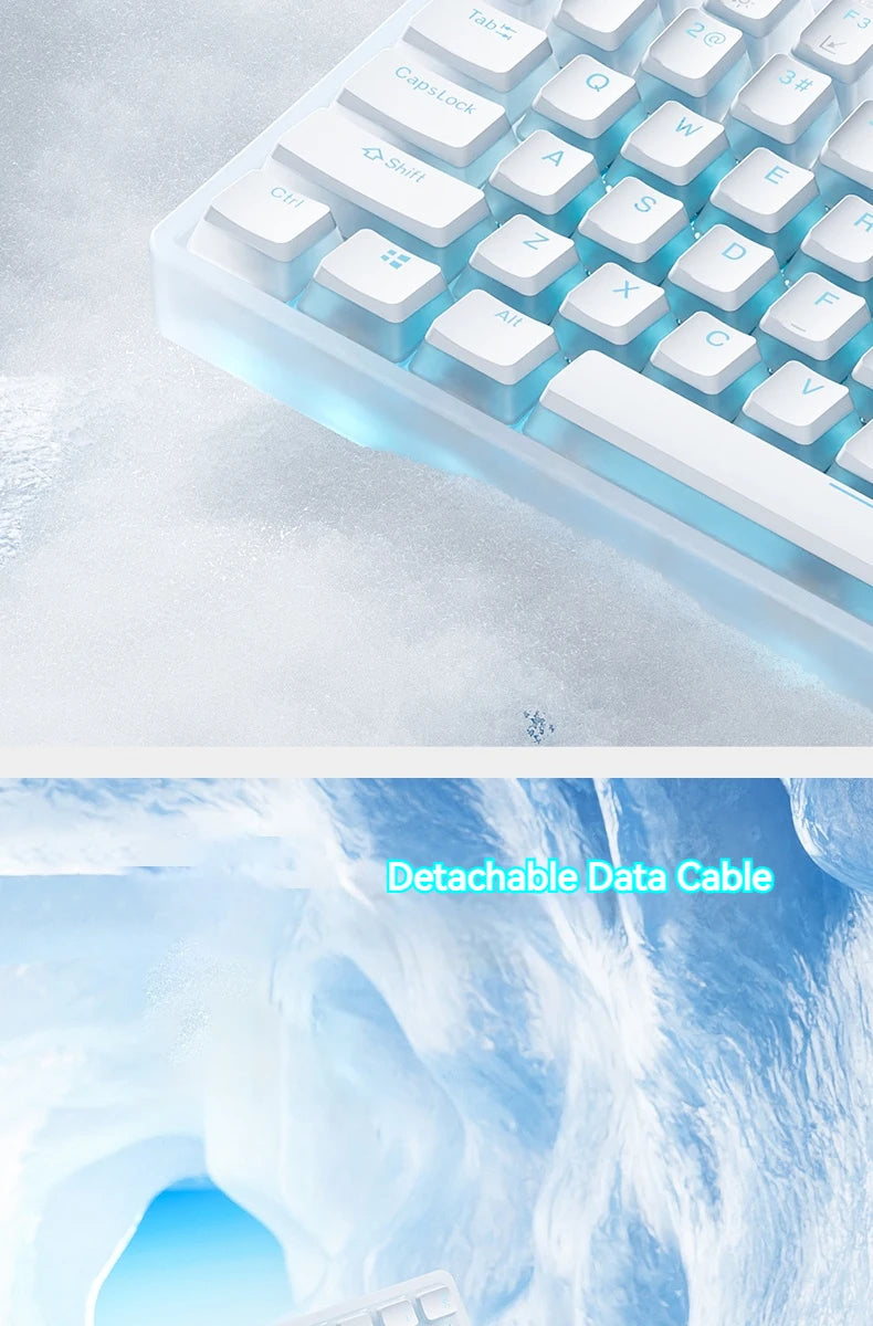 ONIKUMA Professional Gaming Mechanical Keyboard USB Wired Keyboard with RGB Backlit Matte Key Caps 84 Keys Gaming Keyboards Game