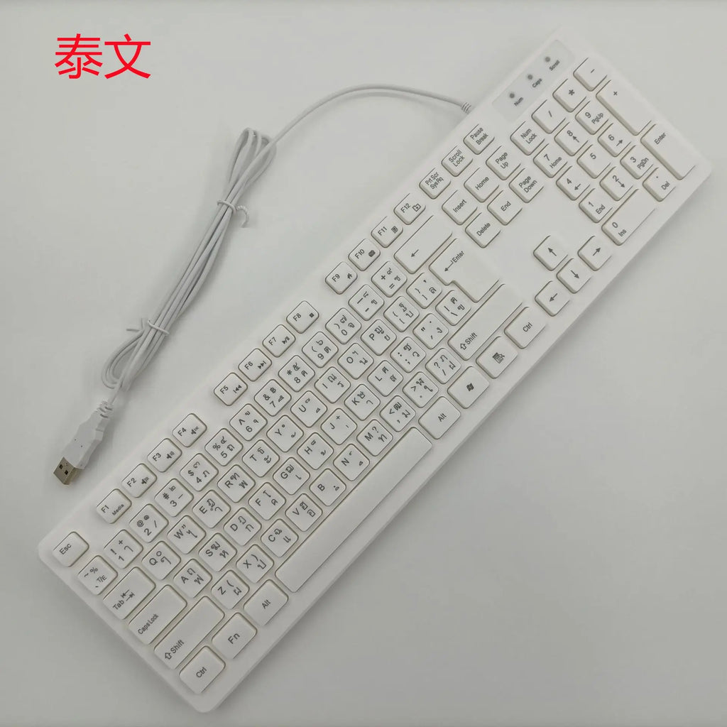 Spanish Keyboard Russian Arabic Portuguese French Polish Italian German Turkish Romanian Swiss Thai Keyboard 100% Layout ISO W65