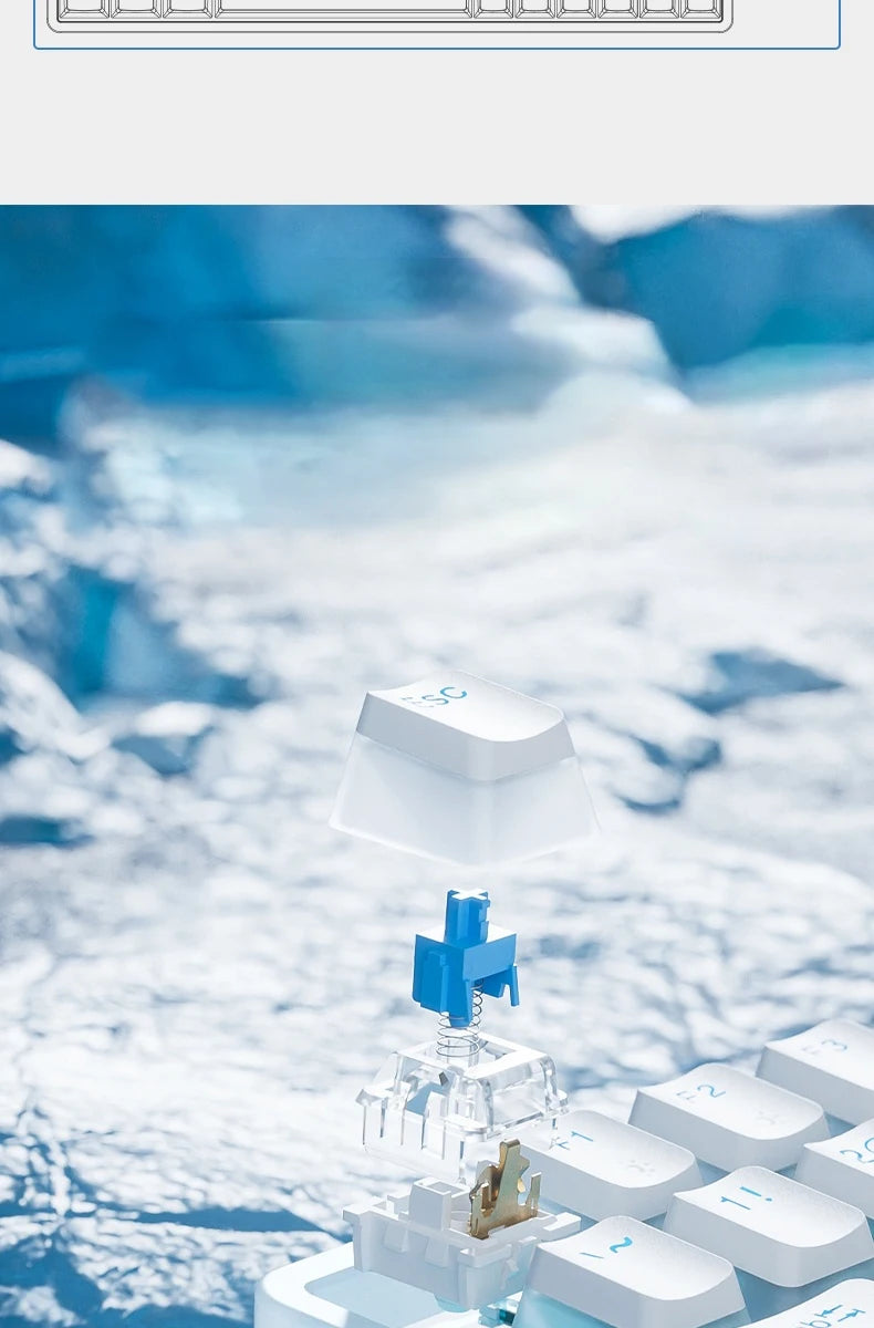 ONIKUMA Professional Gaming Mechanical Keyboard USB Wired Keyboard with RGB Backlit Matte Key Caps 84 Keys Gaming Keyboards Game