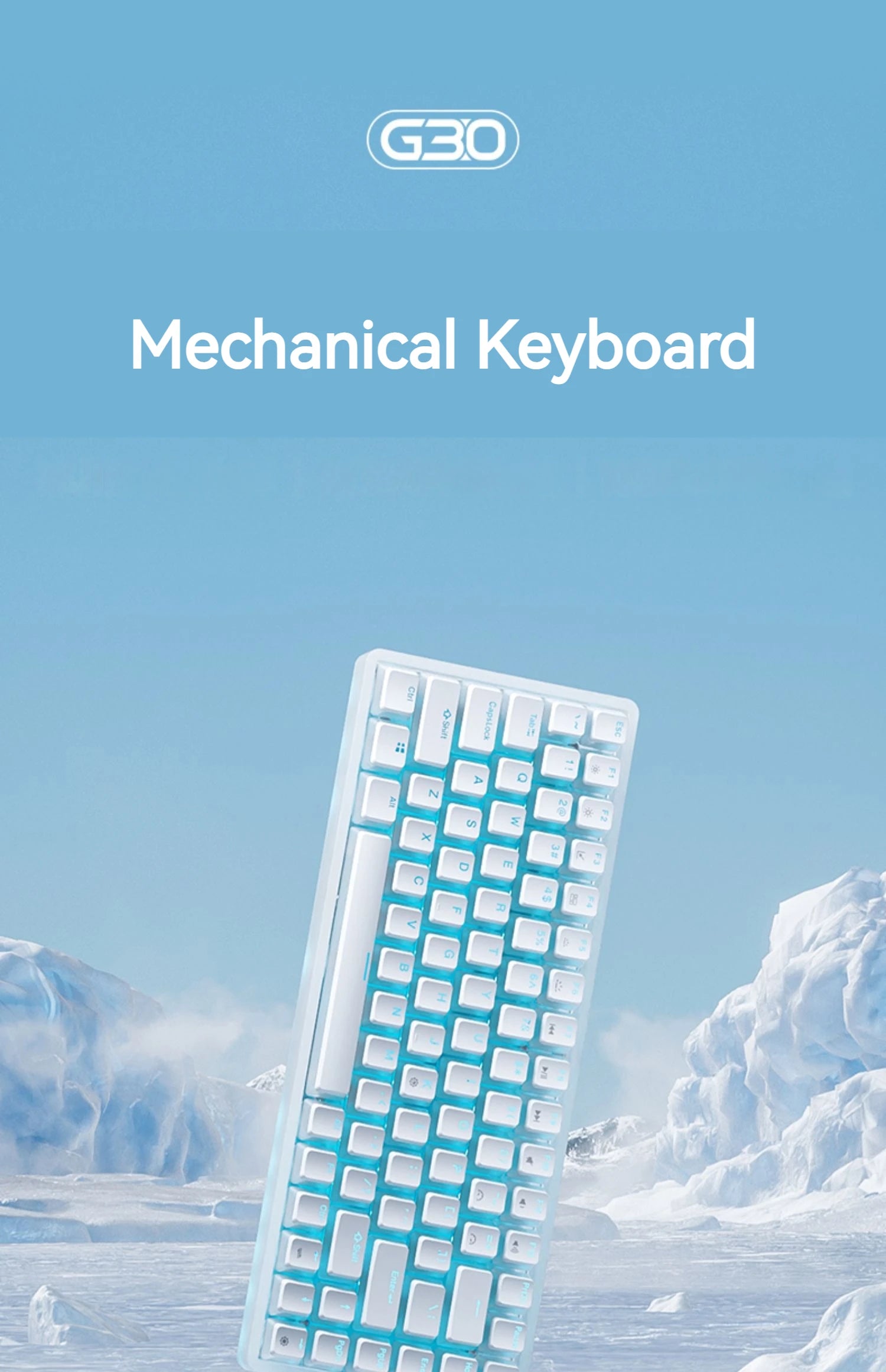 ONIKUMA Professional Gaming Mechanical Keyboard USB Wired Keyboard with RGB Backlit Matte Key Caps 84 Keys Gaming Keyboards Game