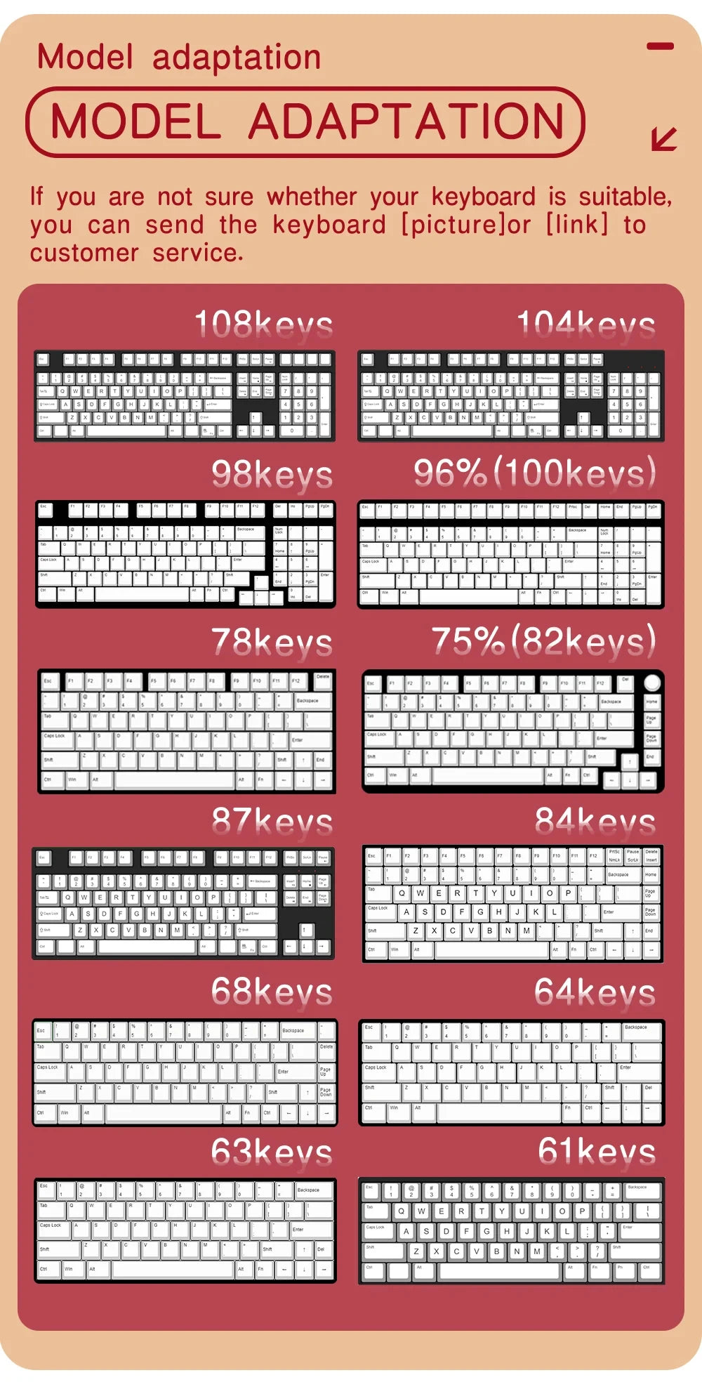 KYOMOT Blue/Red Samurai Japanese/Korean/German/Spanish/French PBT Keycaps ISO Layout Cherry Profile for Game Mechanical Keyboard