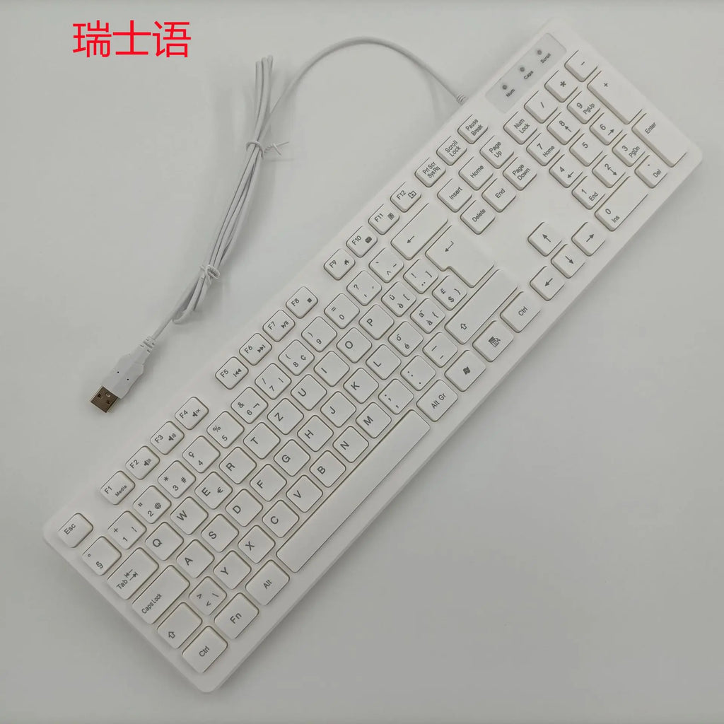 Spanish Keyboard Russian Arabic Portuguese French Polish Italian German Turkish Romanian Swiss Thai Keyboard 100% Layout ISO W65