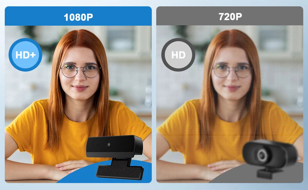 HD 1080P Web Camera with Microphone Autofocus USB Webcam PC Laptop Camera for Live Stream/Video Calling/Conference Plug and Play