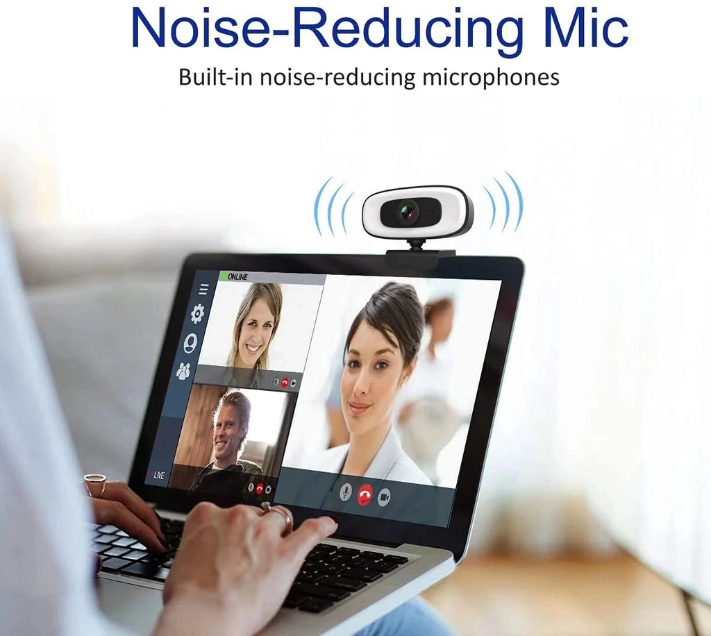 Webcam Mini 4K USB Computer 2K Webcam  Full HD 1080P Web  For Work With Microphone Tripod For PC Laptops Live Streaming Camera