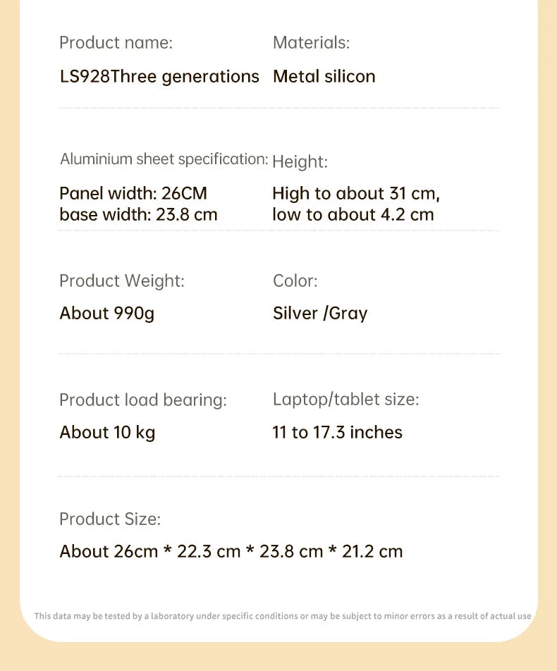 Laptop Stand 360° Rotatable Notebook Holder Liftable Desk Riser Stand Aluminum Alloy Stand Compatible With 9.7-17.3 Inch Laptops