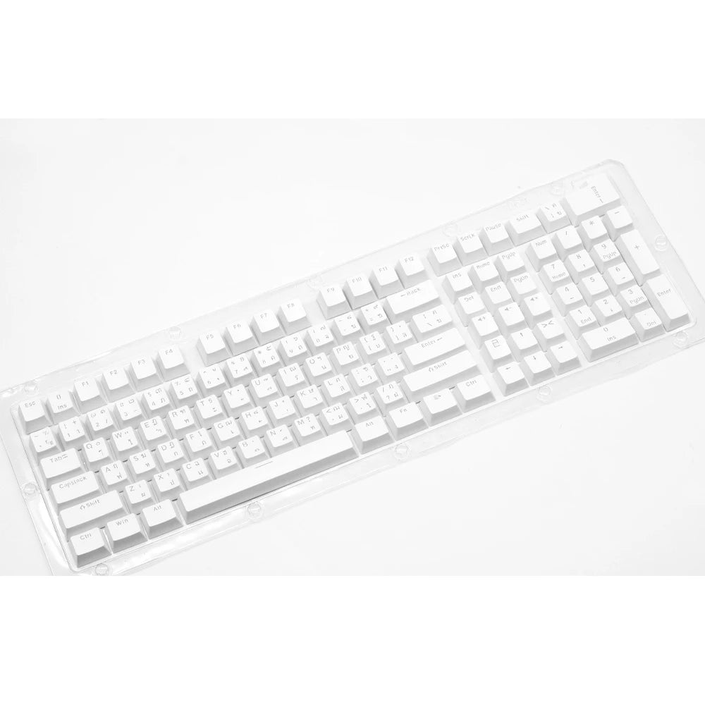 104 Keys Keycaps OEM Highly RGB Backlit Mechanical Keyboard Keycap Spanish Arabic Russian French Korean German Thai  Portuguese