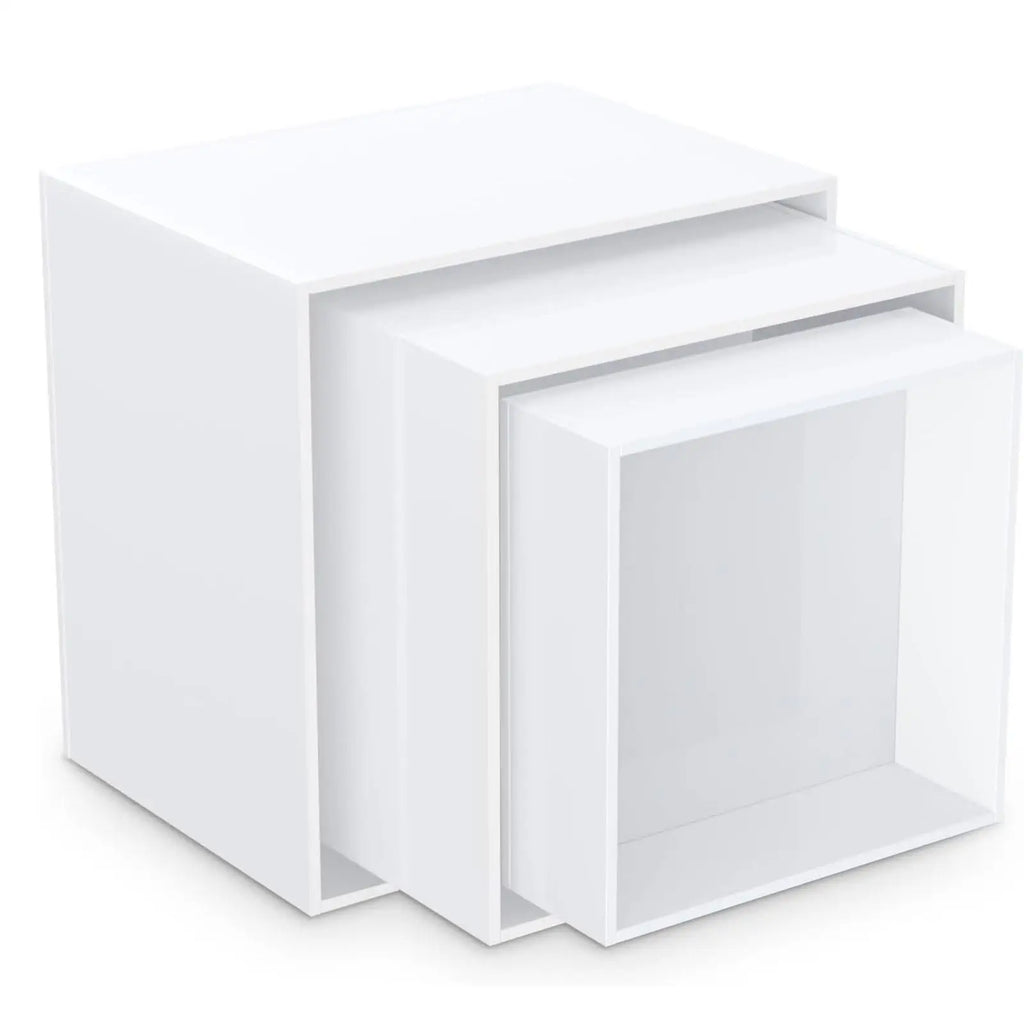 6x Acrylic Risers Display Stands with Hollow bottoms Buffer Risers for Food Collectibles Catering Jewelry Art Photography