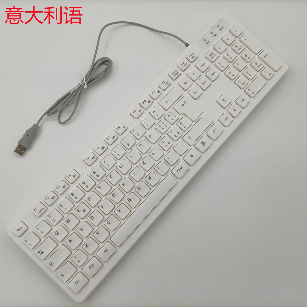 Spanish Keyboard Russian Arabic Portuguese French Polish Italian German Turkish Romanian Swiss Thai Keyboard 100% Layout ISO W65