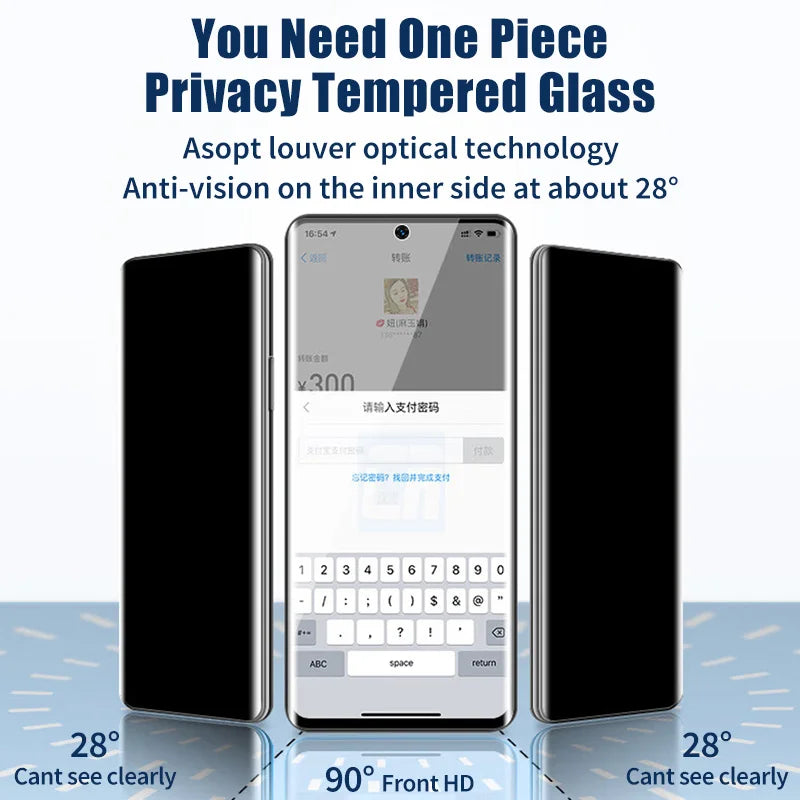 Privacy Anti Spy Tempered Glass for Honor 90 80 70 X50 X40 X9A X8A X7A Screen Protector for Honor Magic 5 Lite 4 3 Pro Plus Film