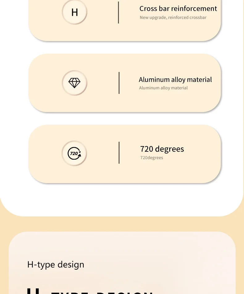 Laptop Stand 360° Rotatable Notebook Holder Liftable Desk Riser Stand Aluminum Alloy Stand Compatible With 9.7-17.3 Inch Laptops