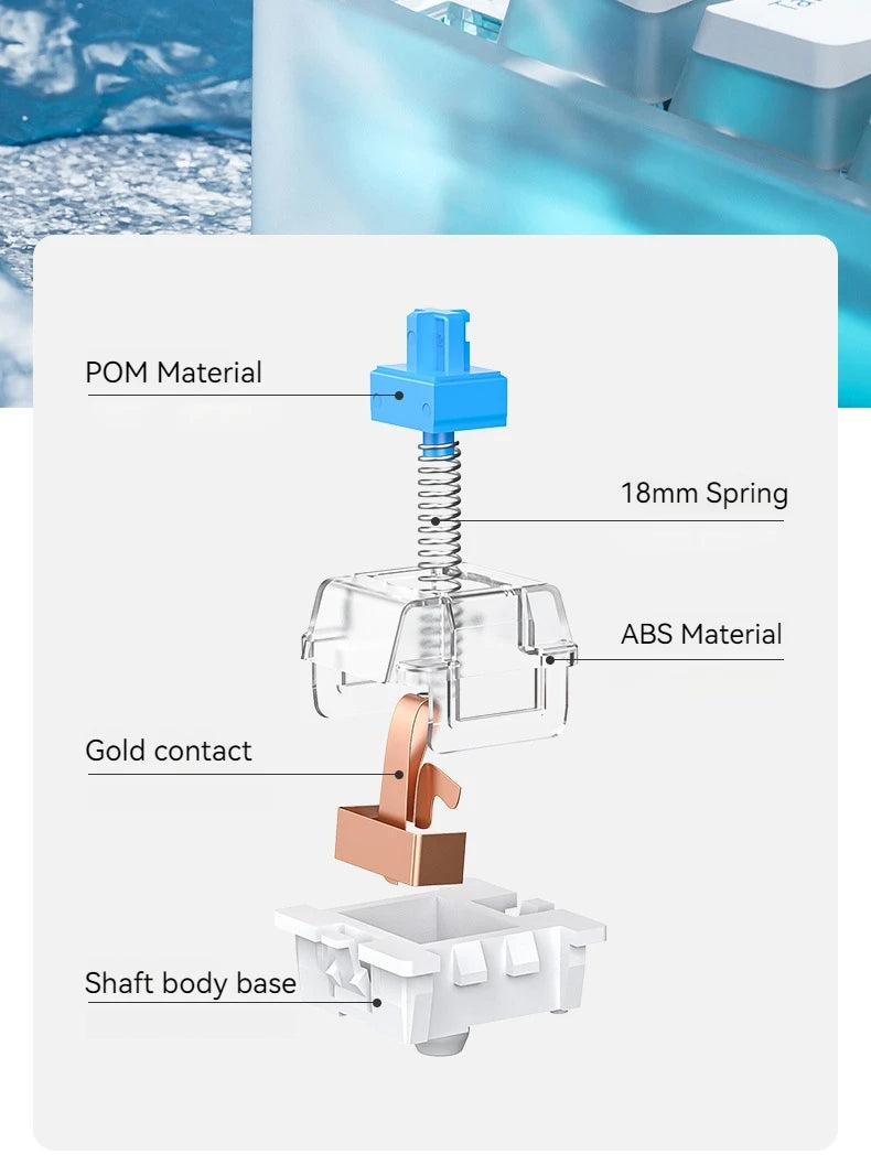 ONIKUMA Professional Gaming Mechanical Keyboard USB Wired Keyboard with RGB Backlit Matte Key Caps 84 Keys Gaming Keyboards Game