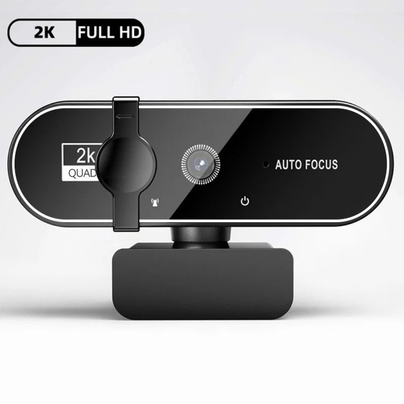 4K Webcam 1080P Mini Camera 2K Full HD Webcam with Microphone 30fps USB Web Cam for Auto Focus PC Laptop Video Shooting Camera