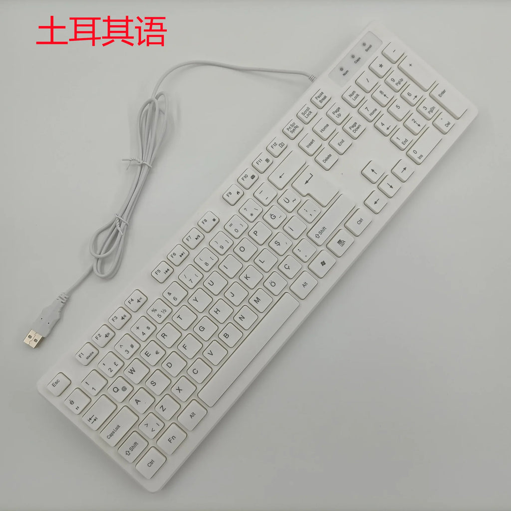 Spanish Keyboard Russian Arabic Portuguese French Polish Italian German Turkish Romanian Swiss Thai Keyboard 100% Layout ISO W65