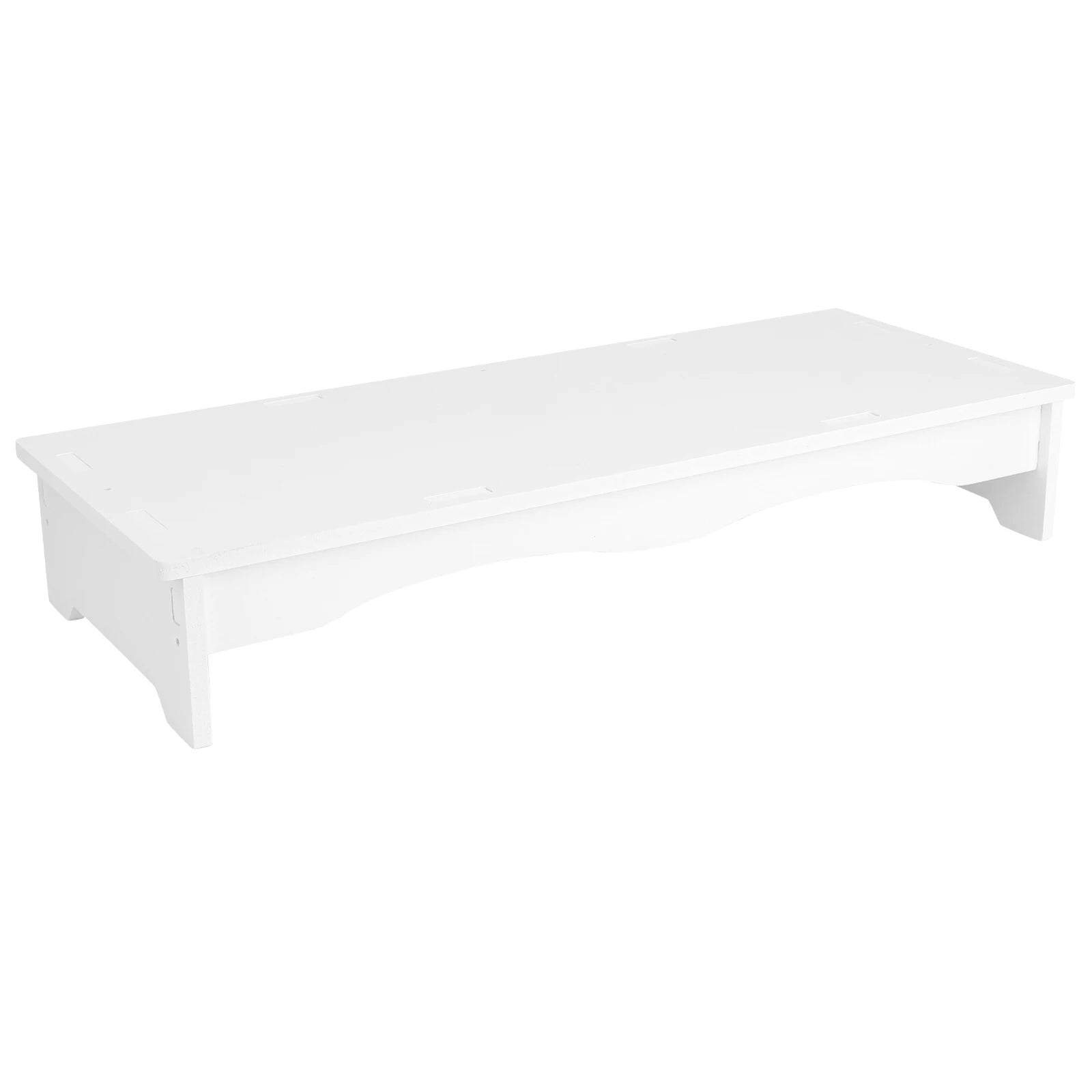 Plastic Monitor Stand Riser Shelf Durable Long Term Elevate Screen Comfortable View Easy Installation Computer Desk Accessories