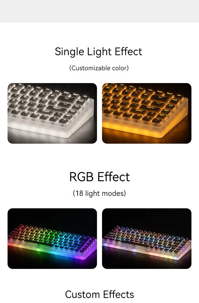 ONIKUMA Professional Gaming Mechanical Keyboard USB Wired Keyboard with RGB Backlit Matte Key Caps 84 Keys Gaming Keyboards Game