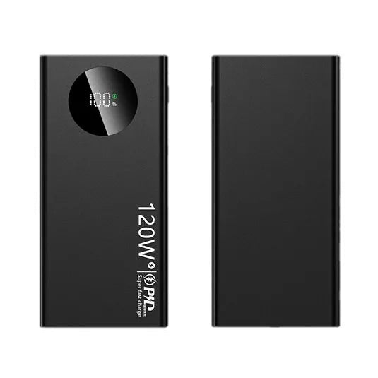 120W super fast charging power bank 20000 mAh large capacity two-way fast charging digital display power bank Lithium Battery