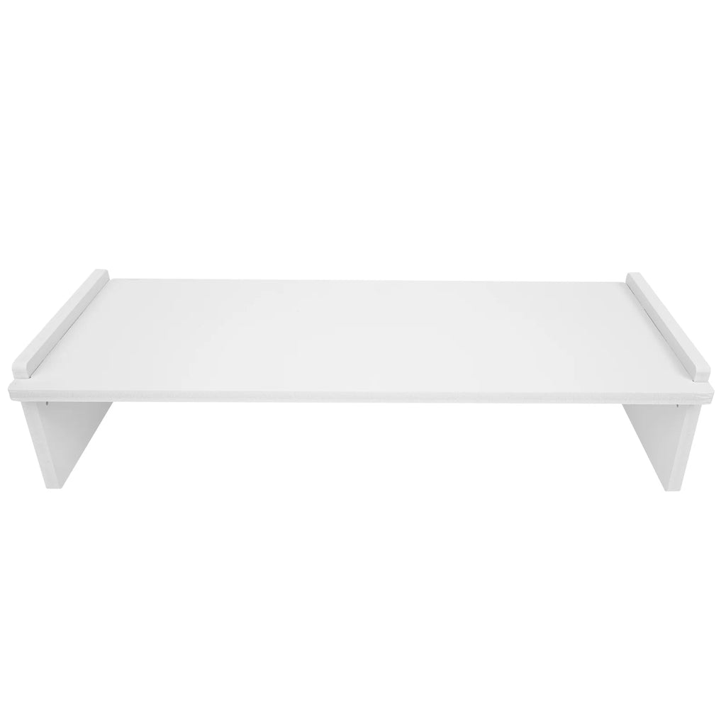 Computer Heightened Shelf Monitor Riser Compact Stand Storage Screen Heightening Laptop Wooden Lifting Rack