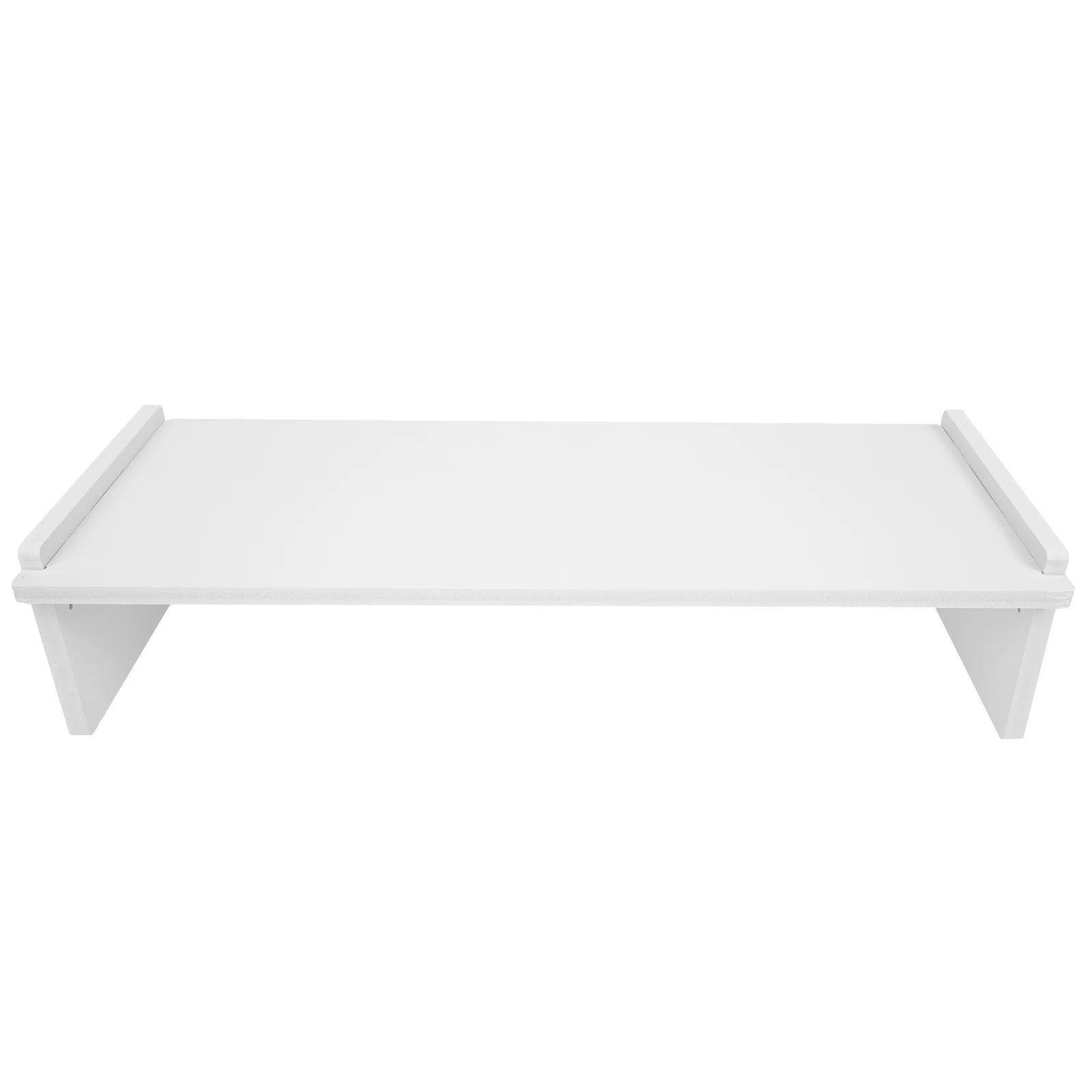 Computer Heightened Shelf Monitor Riser Compact Stand Storage Screen Heightening Laptop Wooden Lifting Rack