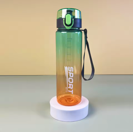 Waterfles Groen-Oranje