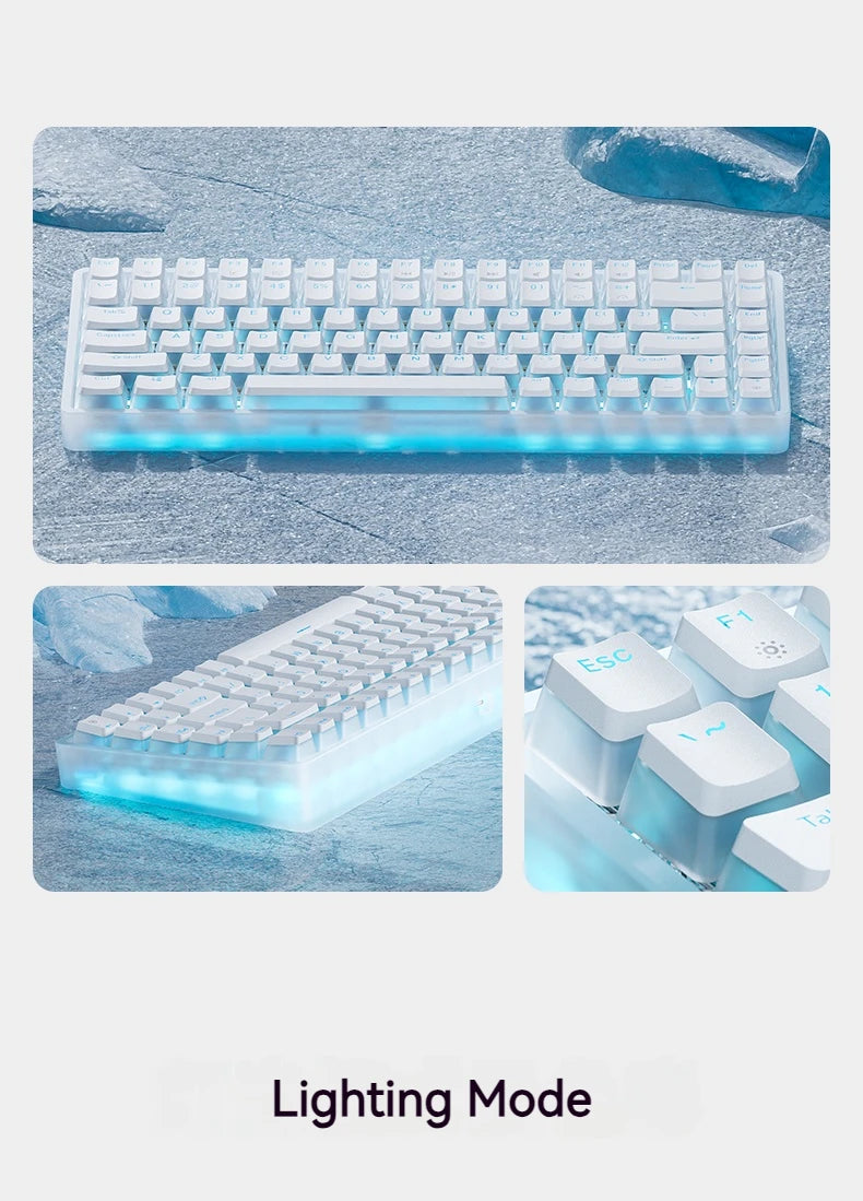 ONIKUMA Professional Gaming Mechanical Keyboard USB Wired Keyboard with RGB Backlit Matte Key Caps 84 Keys Gaming Keyboards Game