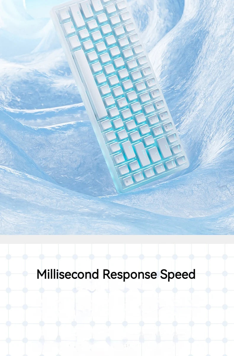 ONIKUMA Professional Gaming Mechanical Keyboard USB Wired Keyboard with RGB Backlit Matte Key Caps 84 Keys Gaming Keyboards Game