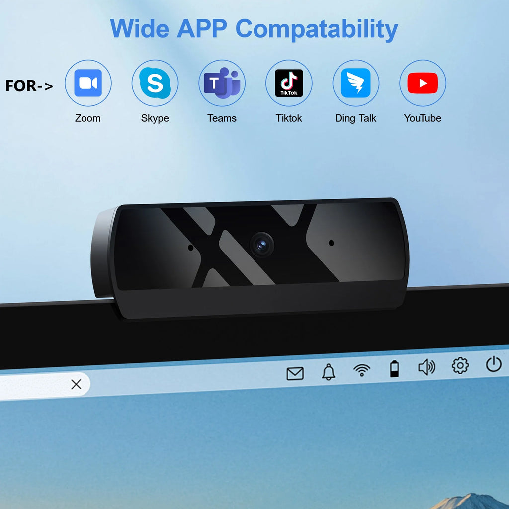 HD 1080P Web Camera with Microphone Autofocus USB Webcam PC Laptop Camera for Live Stream/Video Calling/Conference Plug and Play